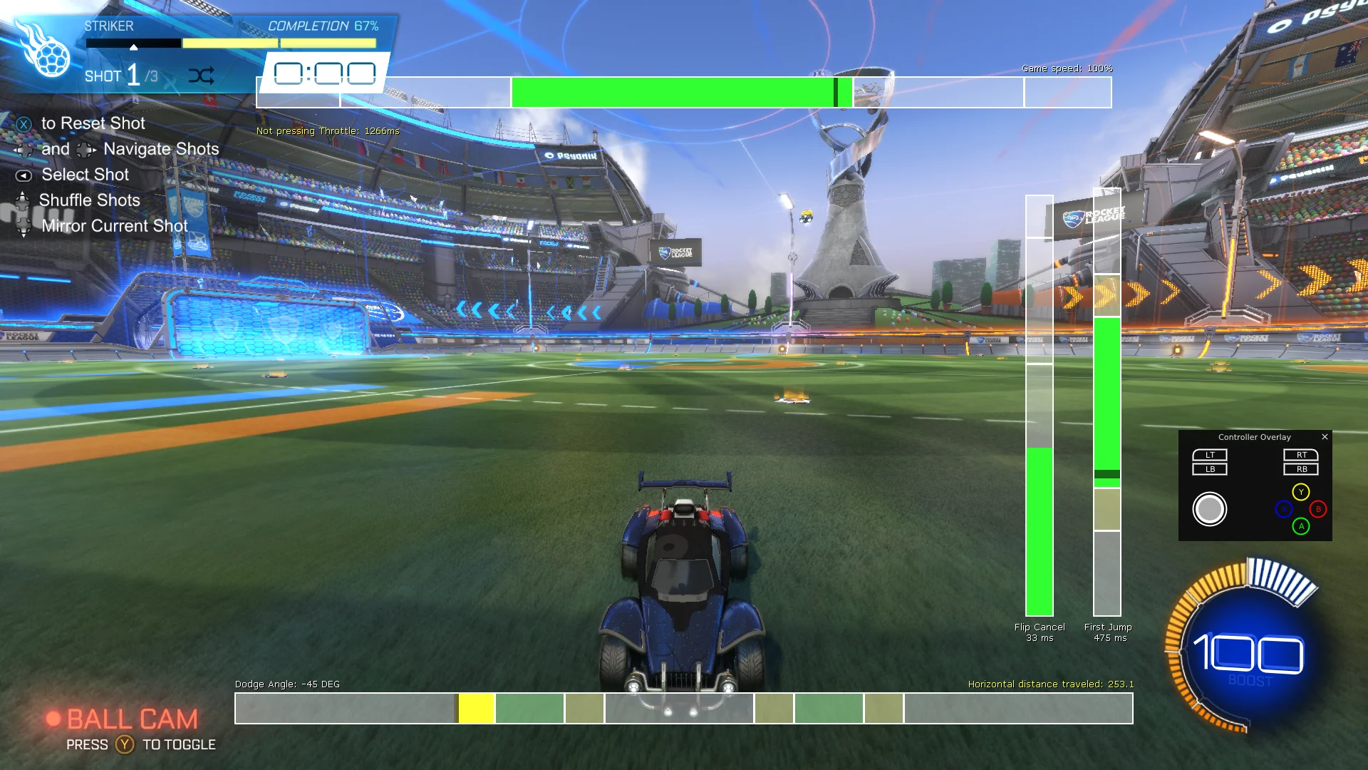 BakkesMod Training Features for Enhanced Rocket League Gameplay